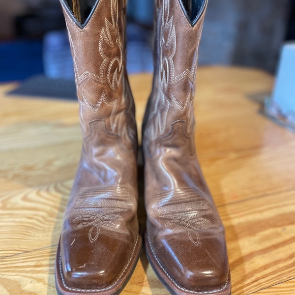 Laredo Men’s Breakout Leather Western Boot in Rust - Picture 1 of 6